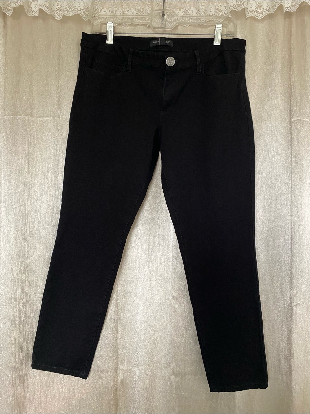 Banana Republic Sloan Black Pants Size 8 🖤